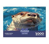 Rompecabezas para Adultos - Pereza del Agua, Un Desafiante Acertijo, Animales Artísticos, para Niños De 6 9 12años Familia Juego, Rompecabezas para Hombres Y Mujeres 70x50cm/1000pcs