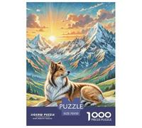 Rompecabezas para Adultos Perro Pastor de Asia Central1000 Piezas Difícil Juego Familiar Scenic Scene Theme Regalo De Mujer para Adultos Y Niños A Partir De 12 Años 70x50cm/1000pcs