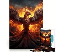 Rompecabezas para Adultos Phoenix Respawn de 1000 Piezas, Juguete para ejercitar la Mente, Ideal para Relajarse y armar una Imagen, Regalo artístico (38x52cm)