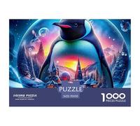 Rompecabezas para Adultos pingüino1000 Piezas Juguete Colorido Rompecabezas Familiar Cute Animal Theme Regalo De Mujer para Adultos 70x50cm/1000pcs