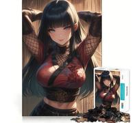 Rompecabezas para Adultos Playful Village Kunoichi de 1000 Piezas Juguete para ejercitar la Mente Ideal para Relajarse y armar Regalo artístico (38x52cm)