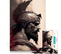 Rompecabezas para Adultos Retrato de un Soldado de 1000 Piezas Acertijo Mental para Relajarse Patrón de ensamblaje Artículo de Santa Claus (38x52cm)