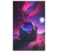 Rompecabezas para adultos Rêves colorés, puzles de 1000 piezas, para niños a partir de 12 años, puzles de madera para decoración del hogar, (78 x 53 cm)