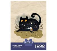 Rompecabezas para Adultos Rompecabezas De 1000 Piezas Cat and Reading para Adultos Juegos Divertidos Análisis Y Lógica Ayuda Al Cerebro A Ejercitarse 70x50cm/1000pcs