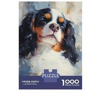 Rompecabezas para Adultos Rompecabezas De 1000 Piezas Cavalier King Charles Span para Adultos Juegos Familiares Análisis Y Lógica Oferta como Regalos para Toda La Familia 70x50cm/1000pcs