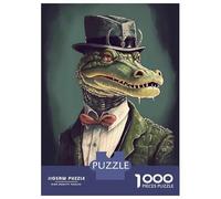 Rompecabezas para Adultos Rompecabezas De 1000 Piezas Crocodile Magic Powers para Adultos Juegos Divertidos Análisis Y Lógica Ayuda Al Cerebro A Ejercitarse 38x26cm/1000pcs