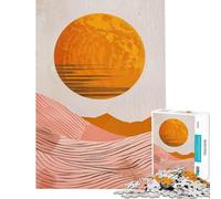 Rompecabezas para Adultos Rompecabezas de 1000 Piezas de Dune Bask para Adultos Juego práctico para la decoración del hogar cumpleaños (tamaño 38x26cm)