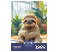 Rompecabezas para Adultos Rompecabezas De 1000 Piezas Do Yoga Like A Sloth para Adultos Juegos Familiares Análisis Y Lógica Oferta como Regalos para Toda La Familia 38x26cm/1000pcs