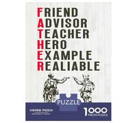 Rompecabezas para Adultos Rompecabezas De 1000 Piezas Father and Son Army para Adultos Juegos Familiares Análisis Y Lógica Oferta como Regalos para Toda La Familia 52x38cm/1000pcs
