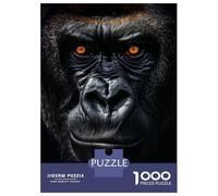 Rompecabezas para Adultos Rompecabezas De 1000 Piezas Gorilla Ape Portrait para Adultos Juegos Divertidos Análisis Y Lógica Ayuda Al Cerebro A Ejercitarse 38x26cm/1000pcs