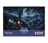 Rompecabezas para Adultos Rompecabezas De 1000 Piezas Hobbit Hole Night Scene para Adultos Juegos Familiares Análisis Y Lógica Oferta como Regalos para Toda La Familia 38x26cm/1000pcs