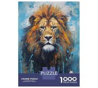 Rompecabezas para Adultos Rompecabezas De 1000 Piezas Palette Lion Painting para Adultos Juegos Divertidos Análisis Y Lógica Ayuda Al Cerebro A Ejercitarse 38x26cm/1000pcs