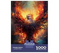 Rompecabezas para Adultos Rompecabezas De 1000 Piezas Phoenix Rising Art Print-2 para Adultos Juegos Divertidos Análisis Y Lógica Ayuda Al Cerebro A Ejercitarse 70x50cm/1000pcs