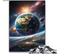 Rompecabezas para Adultos, Rompecabezas de 1000 Piezas Sueños de la Tierra, una Noche de Juegos Familiar, una Experiencia Visual desafiante y gratificante (tamaño: 26x38cm)