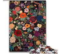 Rompecabezas para Adultos, Rompecabezas de Amapola de 1000 Piezas para diversión Familiar, Vacaciones, Noches de Juegos interactivos, 50x75cm