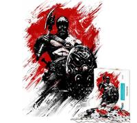 Rompecabezas para Adultos Rompecabezas Viking Berserk de 1000 Piezas para Adultos Juego práctico para la decoración del hogar cumpleaños (tamaño 38x52cm)