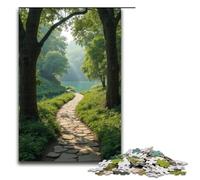 Rompecabezas para Adultos Sendero sinuoso Que Conduce a un Lugar Apartado 1000 Piezas Rompecabezas de Madera para Adultos y niños a Partir de 12 años 1000 Piezas (75 x 50 cm)