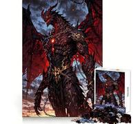 Rompecabezas para Adultos Señor Dragón del Infierno Encadenado de 1000 Piezas Un desafío para el Pensamiento Un Juego de ingenio y precisión Un Regalo Original y considerado (38x52cm)