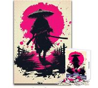 Rompecabezas para Adultos Silent Ronin bajo la Luna de Sangre, 1000 Piezas, Juego Educativo Inteligente y Divertido, Gran Regalo conmovedor y significativo, tamaño 38x26cm