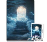 Rompecabezas para Adultos Stairway to Heaven, 1000 Piezas, Divertido Juego de Entrenamiento Mental, Regalo Sorpresa único, tamaño 38x26cm