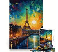 Rompecabezas para Adultos Sueños parisinos de 1000 Piezas Fortalece la Memoria Divertido y Relajante Borde de Calidad Regalo Ideal para Festivales (50x75cm)