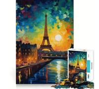 Rompecabezas para Adultos Sueños parisinos de 1000 Piezas Fortalece la Memoria Divertido y Relajante Borde de Calidad Regalo Ideal para Festivales (50x75cm)