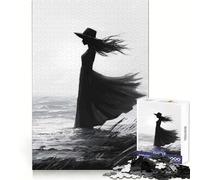 Rompecabezas para Adultos Susurro del Viento de 1000 Piezas Bienestar Mental Actividad Serena Bordes Afilados (38x52cm)