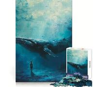 Rompecabezas para Adultos Susurros de Ballena, sueños de niño de 1000 Piezas Desarrolla la Capacidad analítica, es Ideal para Relajarse y Disfrutar del Invierno (38x26cm)