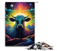 Rompecabezas para Adultos Symphony Cow14 de 1000 Piezas Rompecabezas de Madera para Adultos y niños a Partir de 14 años 75 x 50 cm