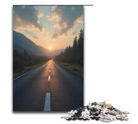 Rompecabezas para Adultos Un Largo Camino por recorrer 1000 Piezas de Madera para niños a Partir de 12 años Juego desafiante 1000 Piezas (38 x 26 cm)