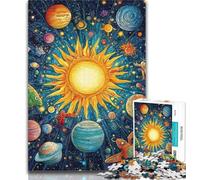 Rompecabezas para Adultos Universo Galaxia Rompecabezas 1000 Piezas para Adultos, Juguetes Juegos educativos Alivio del estrés Interacción Entre Padres e Hijos 50x75cm