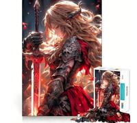 Rompecabezas para Adultos Valkyrie Angel,1000 Piezas,Juego Mental,Regalo,Troquelado de Alta precisión,Actividad Relajante para Grupos en Interiores (38x52cm)