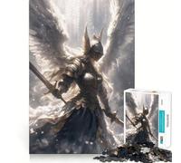 Rompecabezas para Adultos Valkyrie of The Skies de 1000 Piezas Desarrolla la Memoria y es Divertido Corte de Alta precisión Fácil de Aprender Disfrute en Familia (38x26cm)