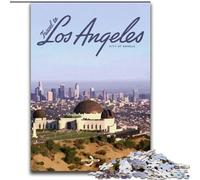 Rompecabezas para Adultos: Viaje a Los Ángeles (14+ años) Juegos educativos para Adultos y Adolescentes Obra de Arte Regalo (50x75cm) 1000 Piezas