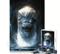 Rompecabezas para Adultos White Lion Gateway de 1000 Piezas Pensamiento estratégico, atención Plena, Escape, Ajuste preciso, Bonito Regalo (38x52cm)