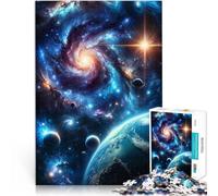 Rompecabezas para Adultos y Adolescentes 1000 Piezas “Sinfonía de Polvo de Estrellas” Hecho de Papel，para Mayores de 14 años Montaje del Modelo Toda la Familia.。