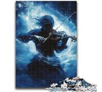 Rompecabezas para Adultos y Adolescentes, 1000 Piezas, Violinista, Juguetes educativos, antiestrés, Ideal para decoración de Escritorio, 50x75cm