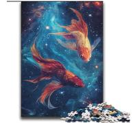 Rompecabezas para Adultos y Adolescentes, 2000 Piezas, Cosmic Koi, Juguetes educativos, antiestrés, interacción Entre Padres e Hijos, 70x100cm