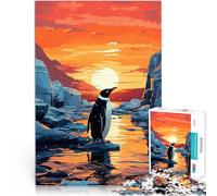 Rompecabezas para Adultos y Adolescentes 2000 Piezas “pingüino” Hecho de Papel,para Mayores de 14 años Desafío difícil para aliviar el estrés Toda la Familia.。