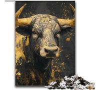 Rompecabezas para Adultos y Adolescentes, 2000 Piezas, Pintura al óleo de Toro, Juego desafiante y para Jugar en Familia, Toda la Familia, 70x100cm
