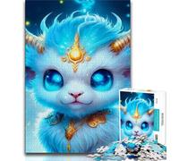 Rompecabezas para Adultos y Adolescentes Adorables Rompecabezas de bebé dragón para Adolescentes, un desafío difícil para aliviar el estrés Regalos de Amigo Secreto (tamaño 75x50cm)