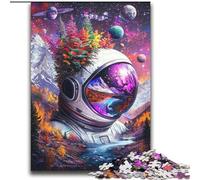Rompecabezas para Adultos y Adolescentes: Astronauta en Las montañas, un desafío difícil para aliviar el estrés con póster a Juego y Hoja de Trivia de 70x100cm