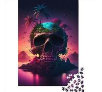 Rompecabezas para Adultos y Adolescentes: Atardecer en una Isla mística. Juego Familiar (1000 Piezas, 38 x 26 cm).