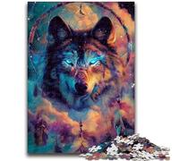 Rompecabezas para Adultos y Adolescentes: Atrapa a un Lobo con Red, un Juego desafiante para Todos, Ideal para Mujeres y Hombres (38x26cm)