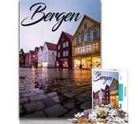 Rompecabezas para Adultos y Adolescentes de 1000 Piezas de Bergen, Juguete de Juego Intelectual, Toda la Familia Adecuado para 14 38x26cm