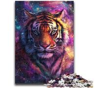 Rompecabezas para Adultos y Adolescentes de 1000 Piezas Galaxy Tiger, un Juego desafiante para Jugar en Familia Toda la Familia 50x75cm