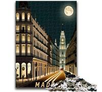 Rompecabezas para Adultos y Adolescentes de 1000 Piezas: Viaje a Madrid, España, para Mayores de 14 años Difícil de completar, Pero Divertido y Divertido Regalo de cumpleaños (tamaño 50x70cm)