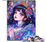 Rompecabezas para Adultos y Adolescentes de Anime Girl, Apto para Mayores de 14 años, Juegos educativos, Regalos de Amigo Invisible tamaño 50x75cm