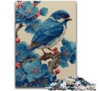 Rompecabezas para Adultos y Adolescentes: El pajarito Azul: un desafío difícil y Alivia el estrés Regalo Ideal para Toda la Familia 50x75cm
