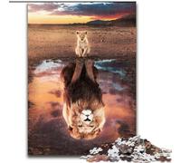 Rompecabezas para Adultos y Adolescentes: El Rey León, un Juguete de Entretenimiento Familiar Toda la Familia Mayores de 14 años tamaño: 50x75cm